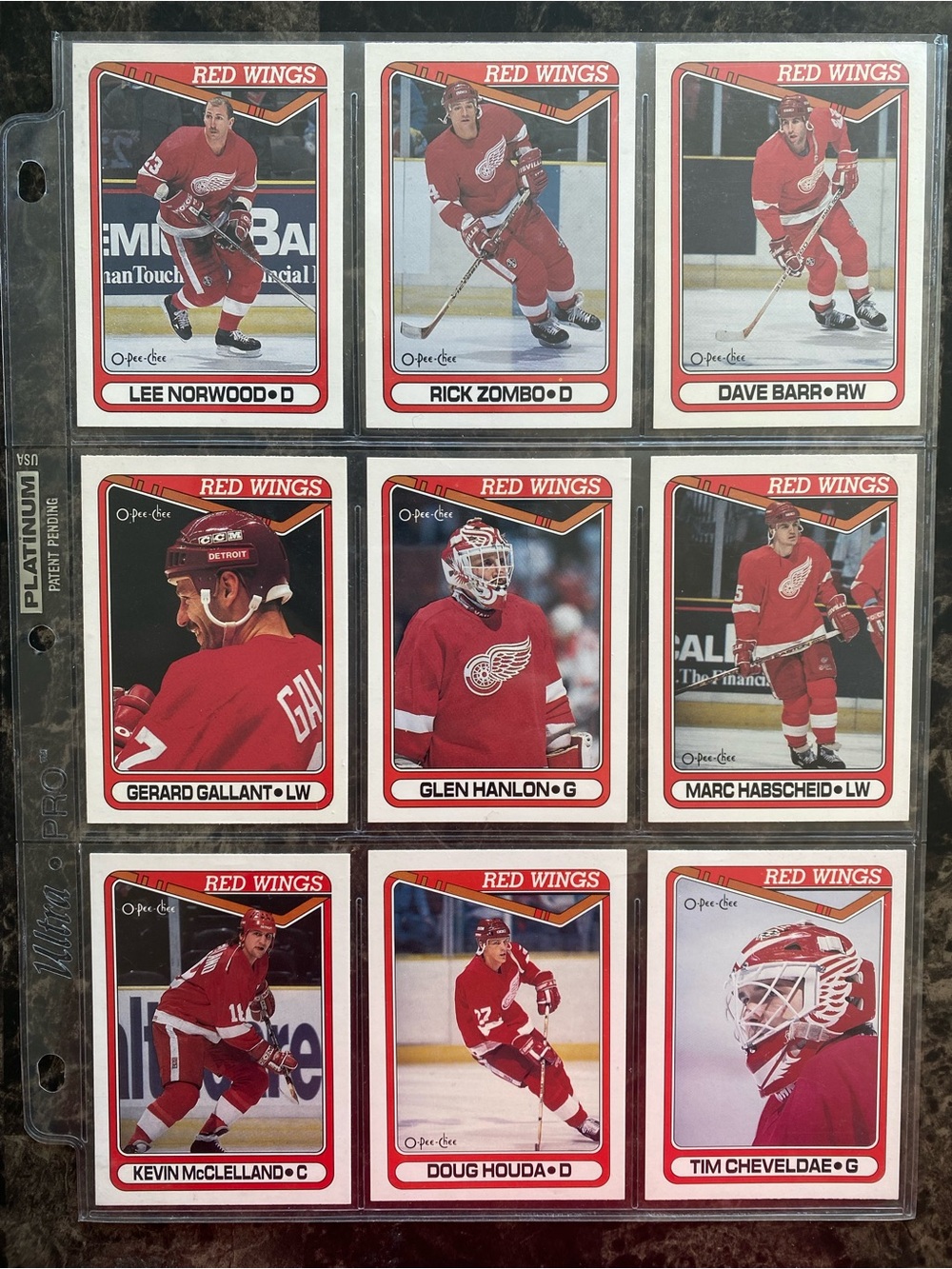 Detroit Red Wings 23 Hockey Cards